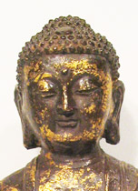 Zustand Buddha vor der Vergoldung