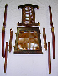 Zerlegtes Stuhl-Gestell